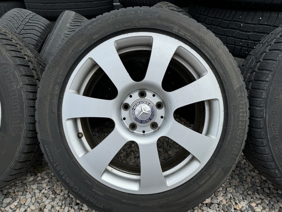 Mercedes 17” джанти за S класа и CLS +  Continental зимни гуми