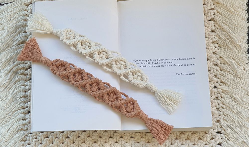Книгоразделители в Бохо стил/ Макраме/ Ръчна изработка/ Ключодържатели