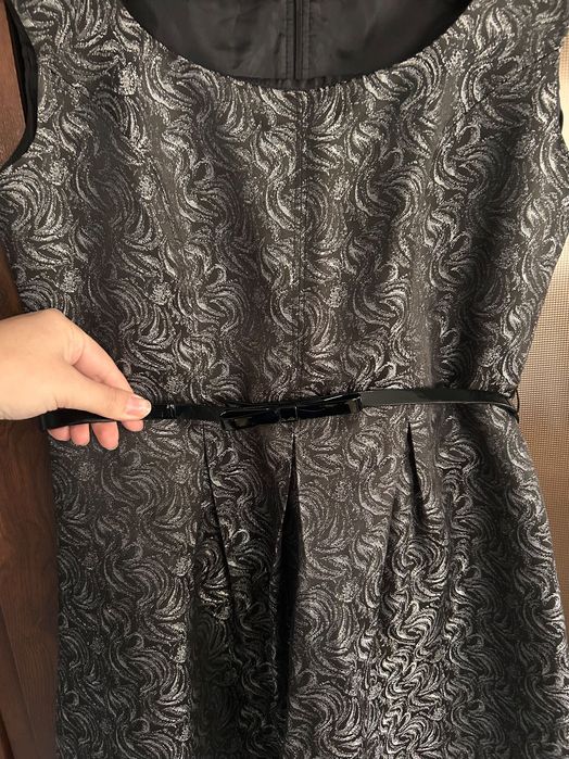 Дамска рокля - сребриста