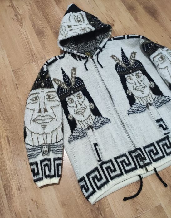 Hanorac din lână Alpaca Ecuador mărimea L