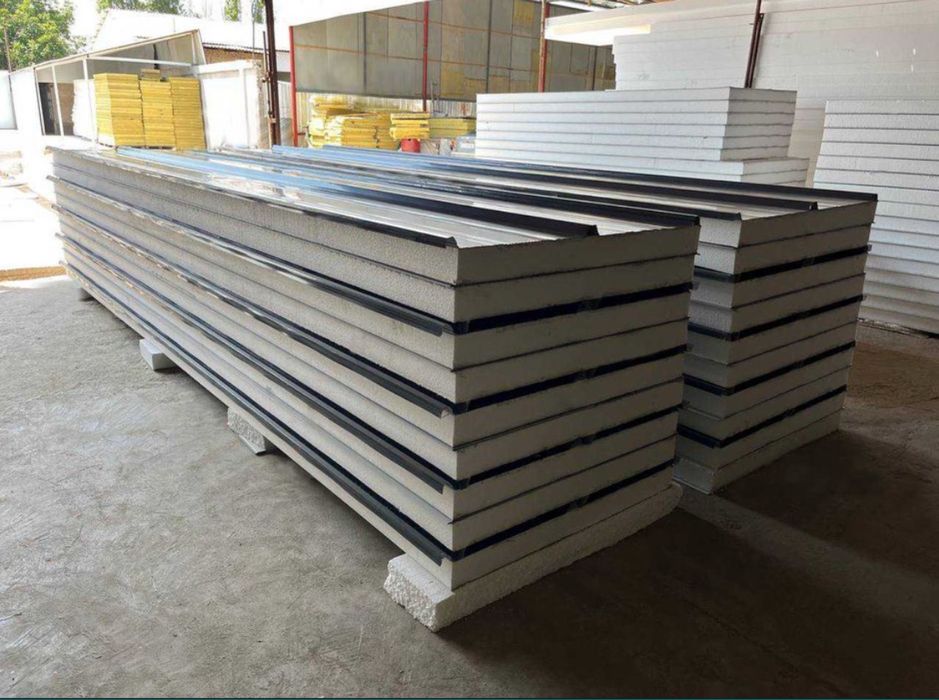 сэндвич панель кровля | sendvich panel tom | монтаж установка