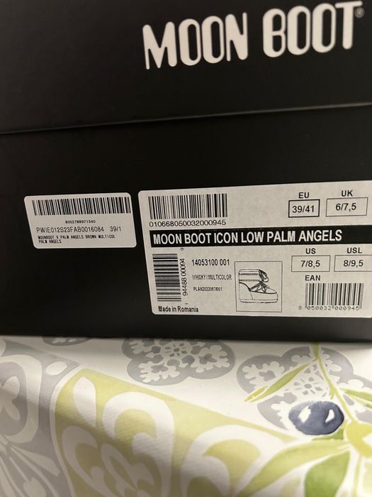 Cizme Moon Boot Palm Angels noi , 39-41