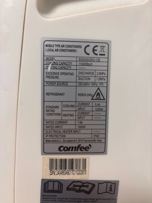 Aer conditionat portabil [A/C]