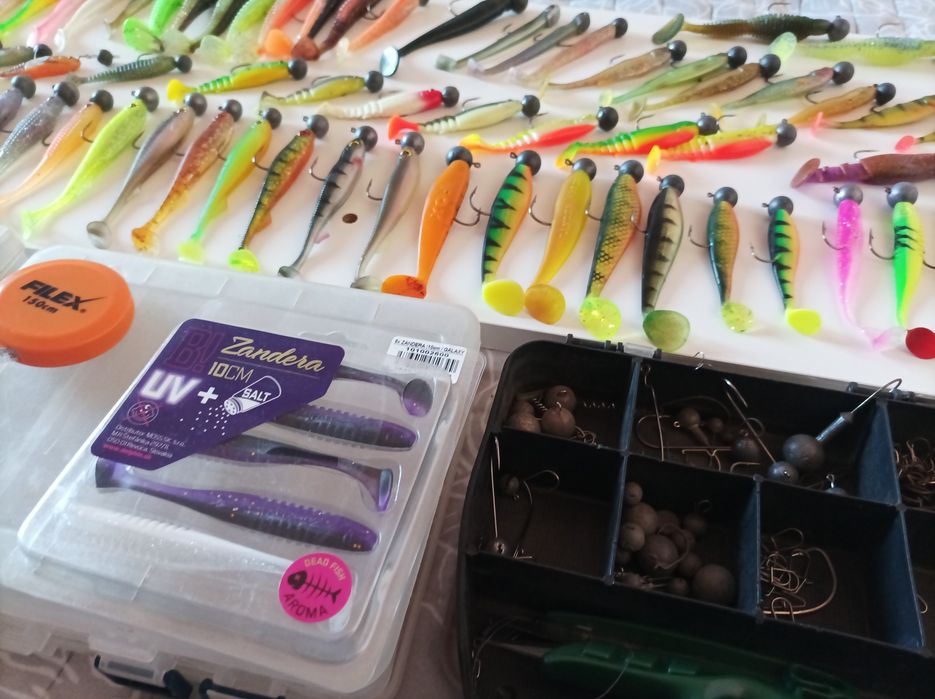 Силиконови примамки за бяла риба