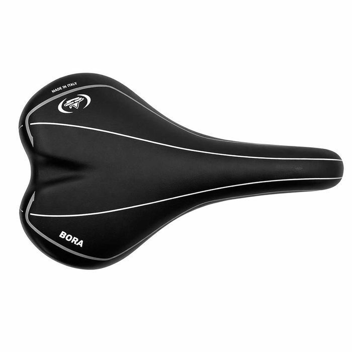 Седалка за велосипед Selle Monte Grappa Bora, черна, Made in Italy