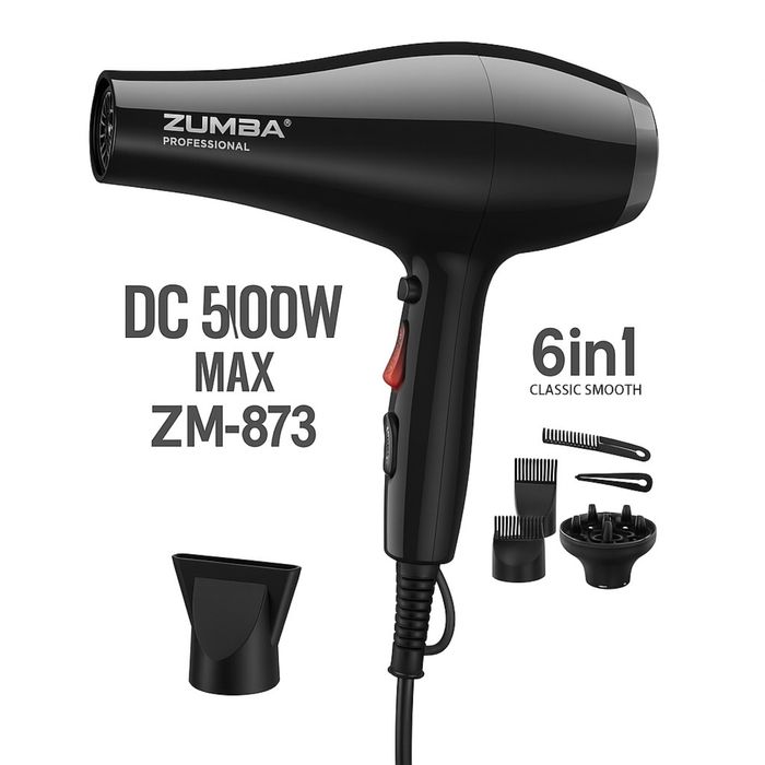 БЕПУЛ Доставка, Соч учун Оригинал Фен Zumba ZM-873 (Fk9900) Сифатли.