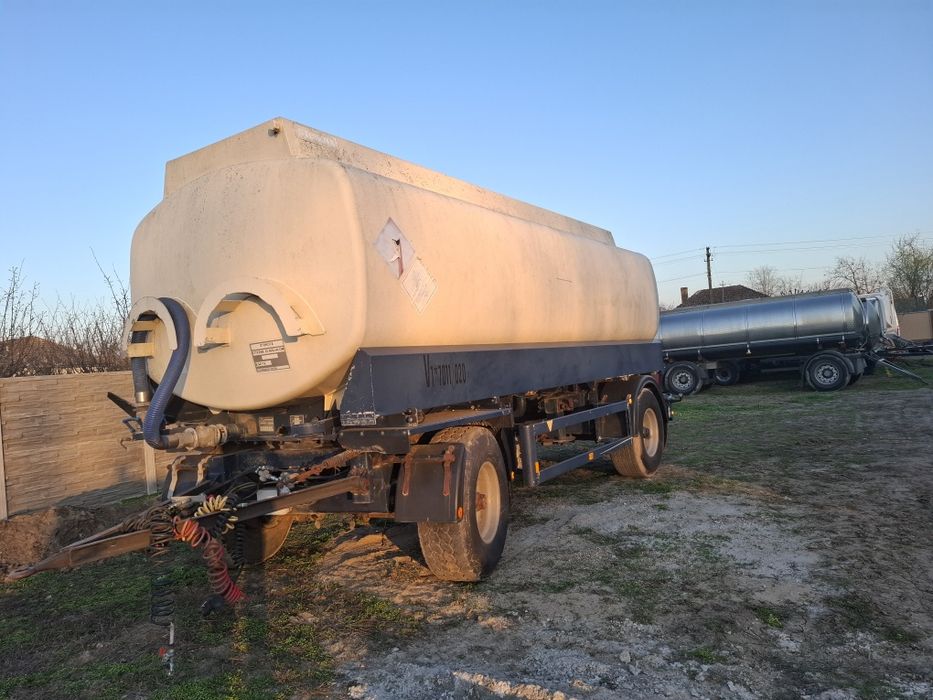 Cisternă apă 20000l aluminiu agricolă