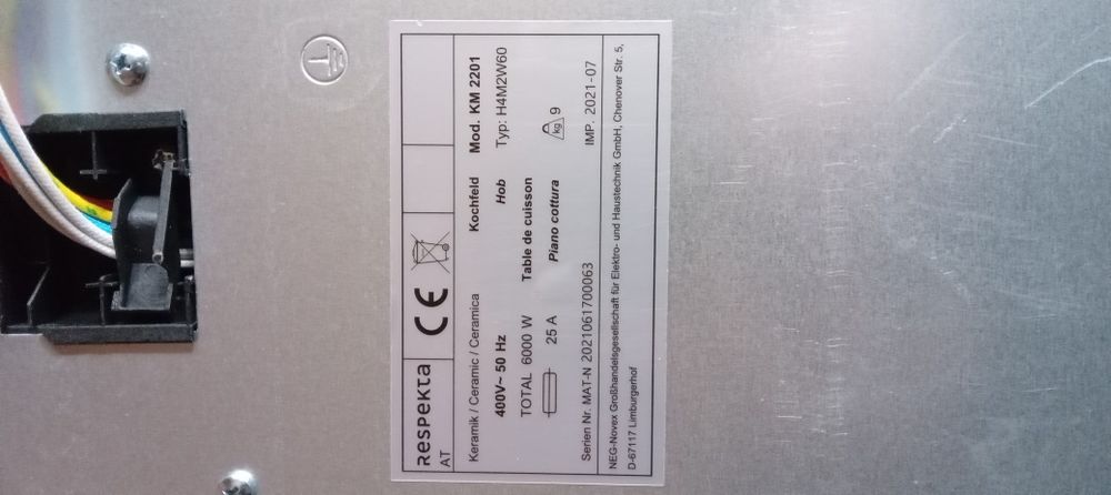 Cuptor și plită Respekta