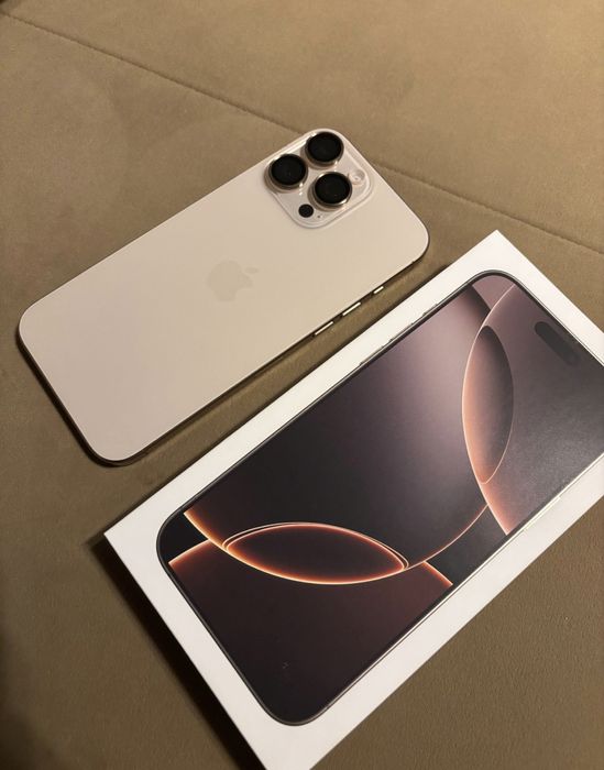 Iphone 16 pro max 256 gb desert titanium schimb cu 17 pro max