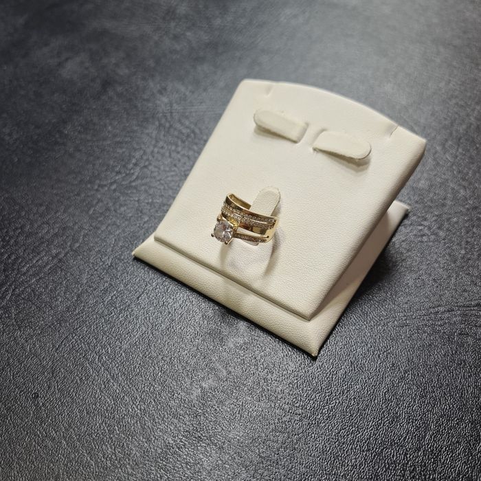 Кольцо Золотое одноглазка 585