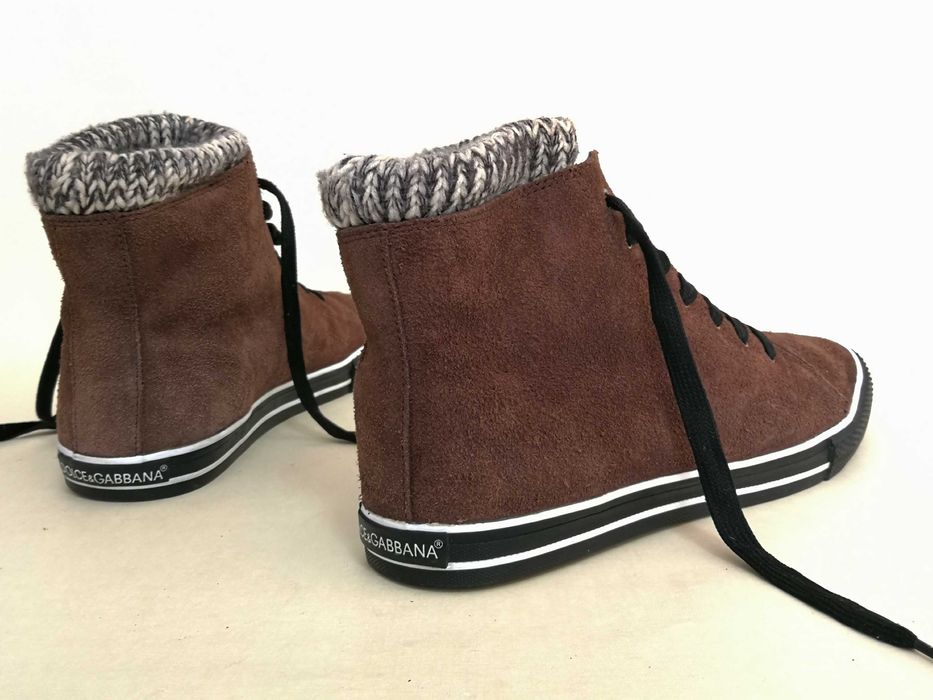 Ghete PIELE Tenisi iarna   DOLCE GABBANA  45 46 - Vietnam Ca NOI !