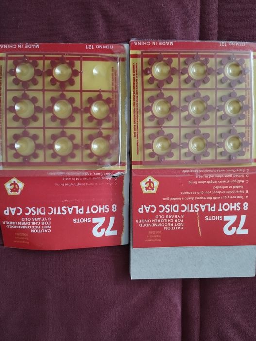 Пистоны для детских  пистолетов