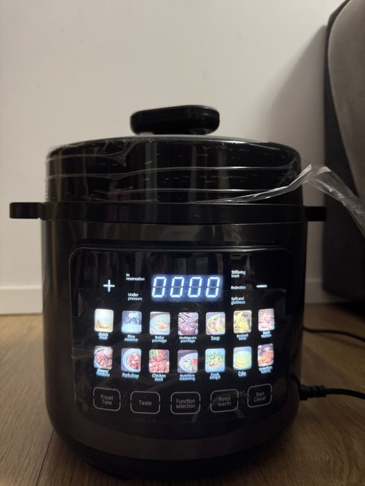 Oala gatit 6L, 1000w, One Pote noua, nefolosita, neagra