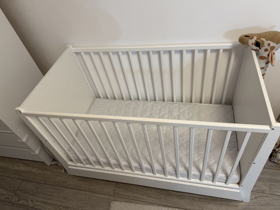 Patut bebelusi cu sertar 120x60 si saltea