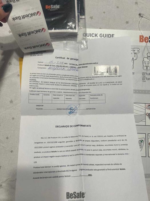 Scaun Auto Copil BeSafe IziTurn