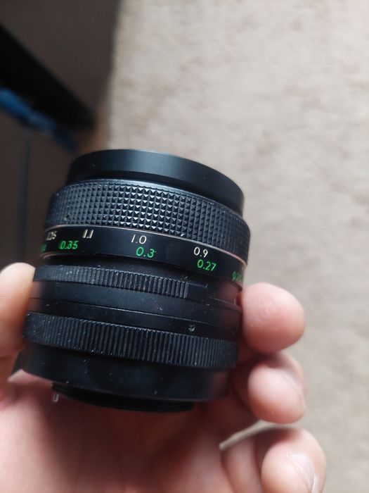 Obiectiv foto Phokinar,montura filet ,M42 ,f-28mm
