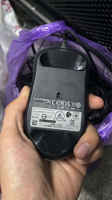 Logitec g102 и HyperX Pulsefire Surge (модель HX-MC002B).