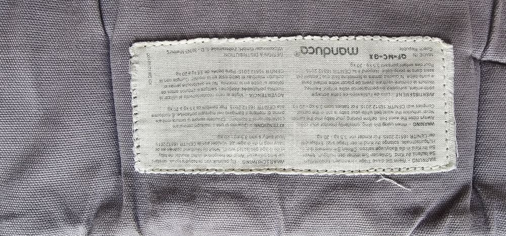 Marsupiu ham ergonomic Manduca First PureCotton,  DarkGrey.