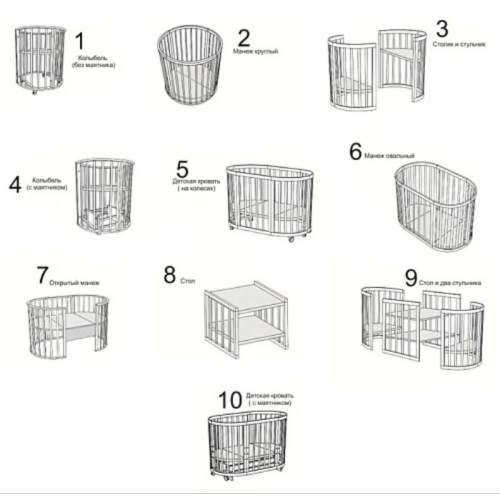 Детская кровать-трансформер