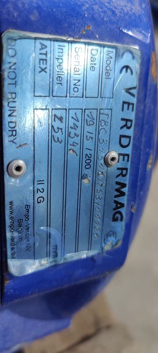 Pompa apa pentru irigații sau balastiera, 37kW, 3000rpm, 380V