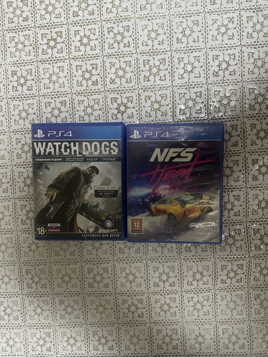 Диски для пс 4 диски на пс 4 Watch Dogs Need for speed heat диски ps4
