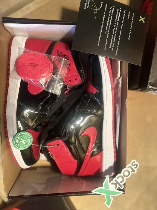 Jordan 1 Patent Red/UNC StockX+factura