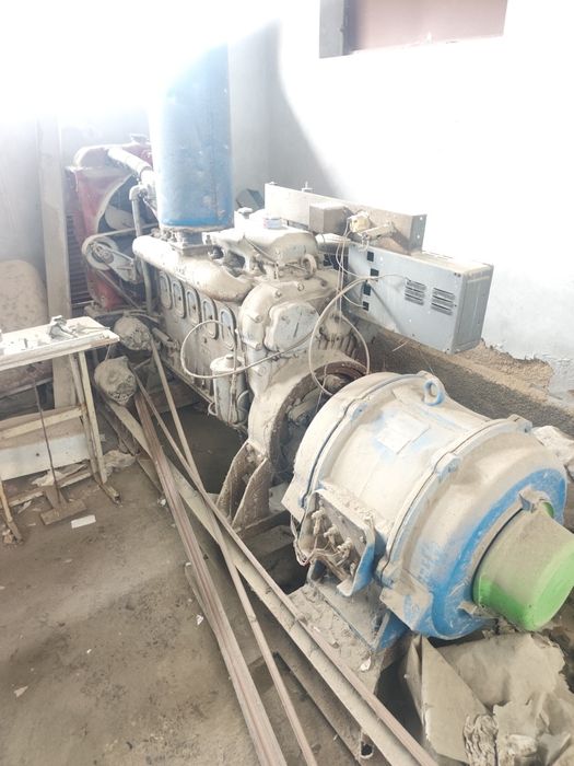 Генератор 75квтлик . Ишлайди