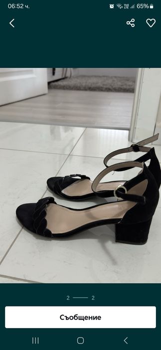 Велурени сандали 37-ми номер