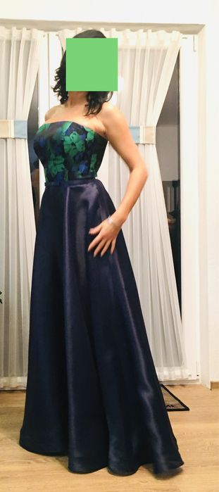 Rochie de seara cu corset din brocart Atelier Bobar