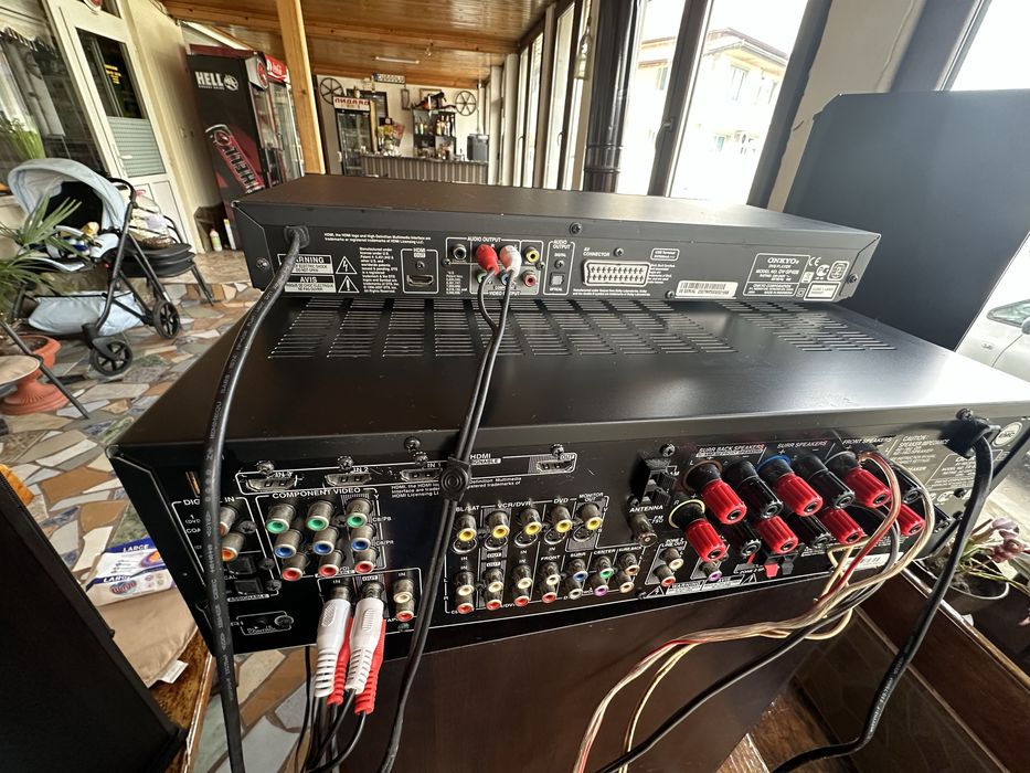 Домашно кино  магнат и двд и ресейвър