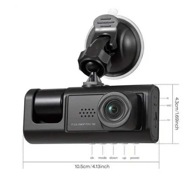 3в1 Видеорегистратор За Авотомобил, Задна Камера, Камера За Паркиране
