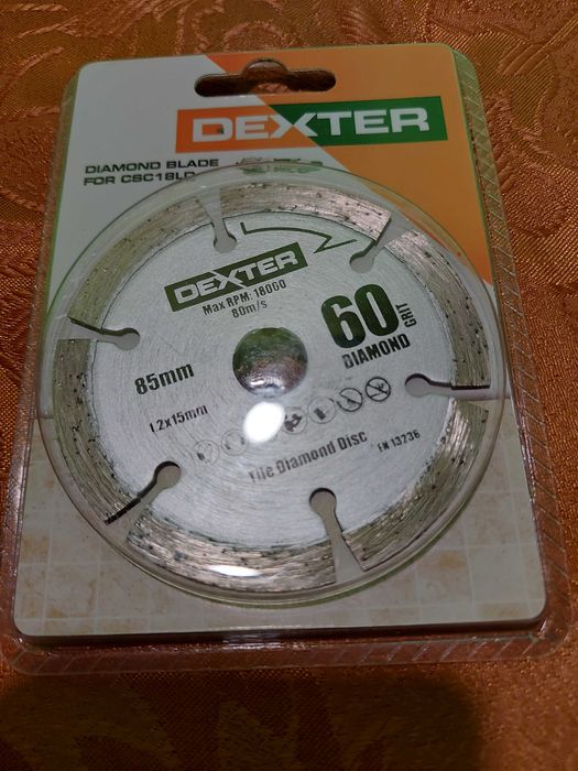 Disc diamantat,  pentru debitat placi ceramice, beton, caramida
