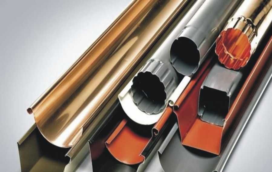 полу кръгли метални УЛУЦИ, метални Водостоци