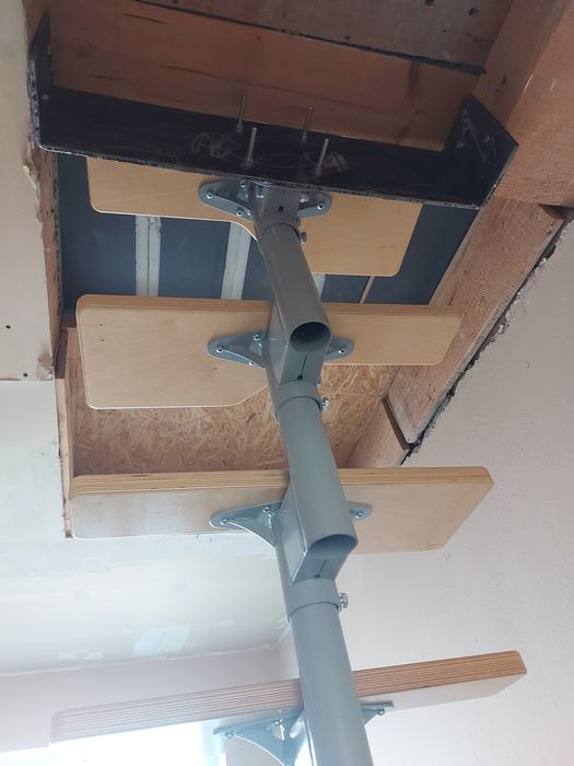 Scară HOUSTON 12 trepte fag, 291 cm.