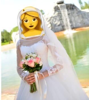 Продам шикарное свадебное платье (одевалось 1 раз). Размер: 42-44.