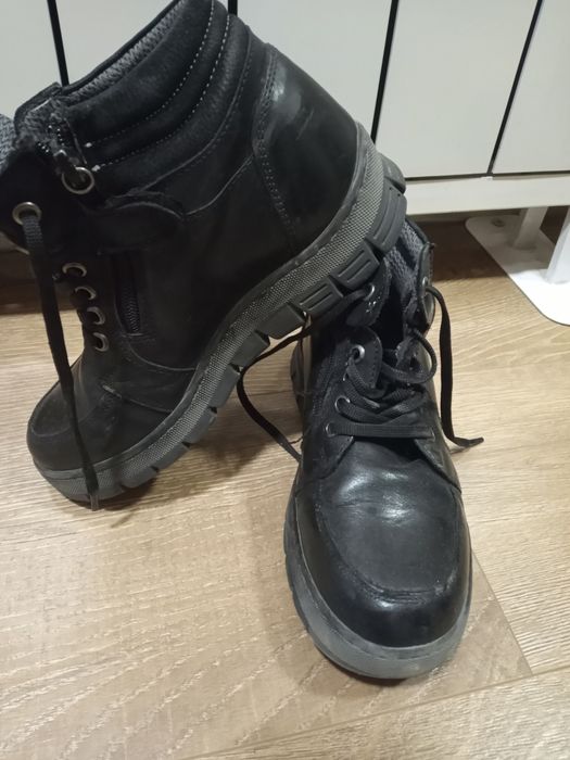 Боти естествена кожа PONKI/ Понки