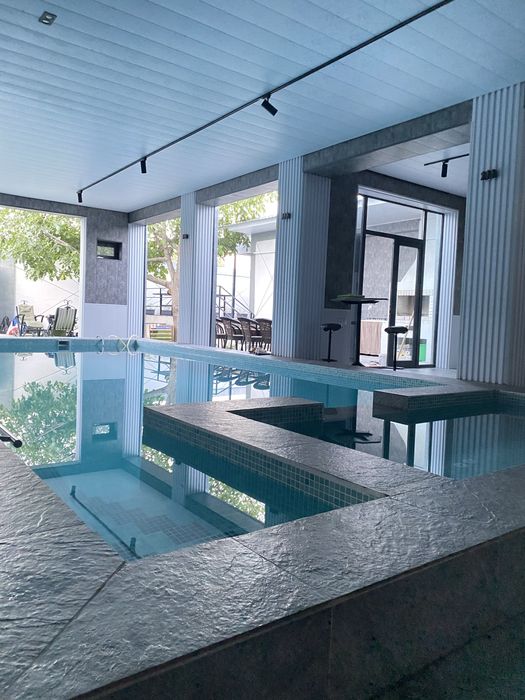 oqtosh dacha oilaviy sauna basseyn isitiladi foodbol polyasi bor