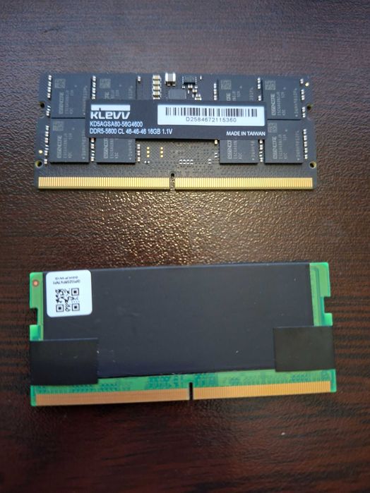 32GB (2x16GB) DDR5 5600 SODIMM (лаптоп)
