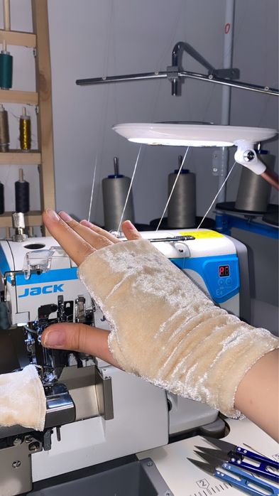 Митенки трикотажные