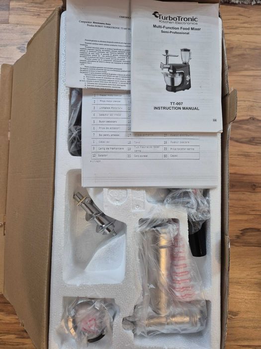 Robot de bucatarie 3in1-blender, mixer si tocator de carne-5lei transp