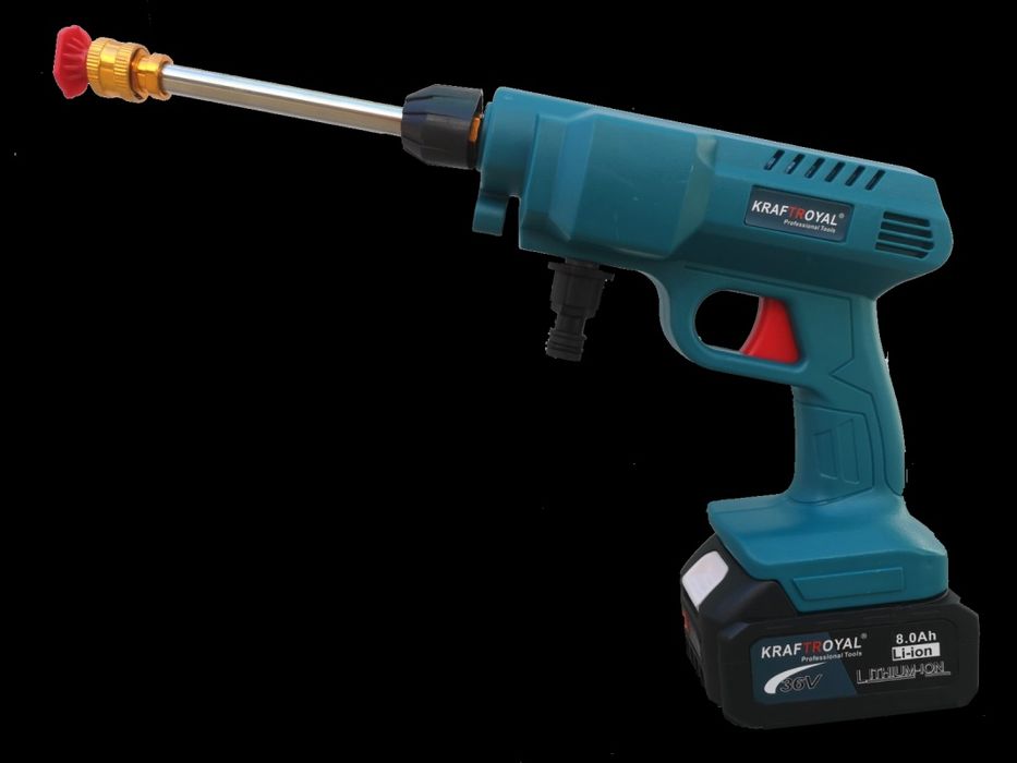 Мобилна Акумулаторна Водоструйка KraftRoyal с 2 Батерии 36V 8Ah