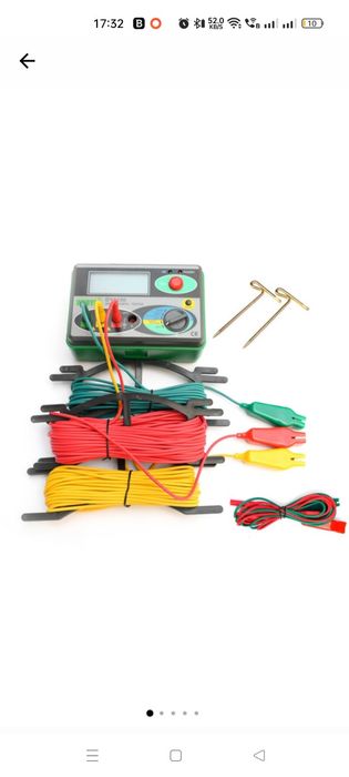 Tester digital de rezistență la pământ DY4100,