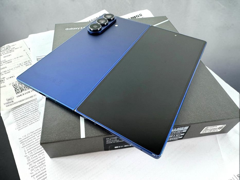 Samsung Galaxy Z Fold 7 5G 1TB 16RAM Blue Отличен! Гаранция!