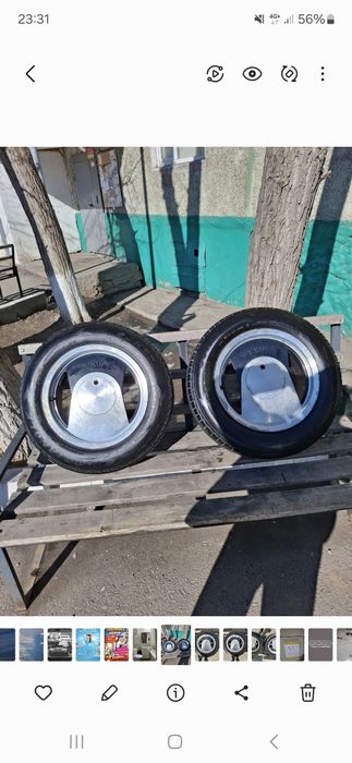 Продам летние шины с титанками