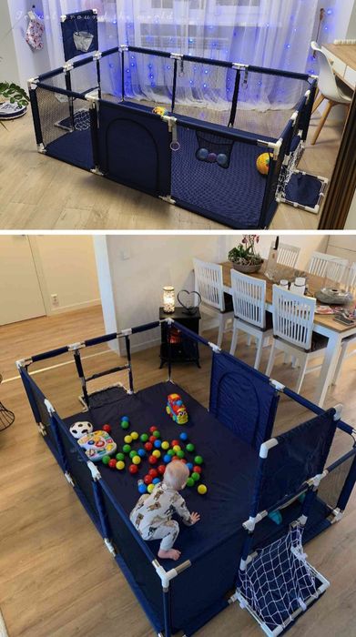 НОВИ! Голяма детска кошара за игра +ПОДАРЪЦИ в опис/ограда заграждение