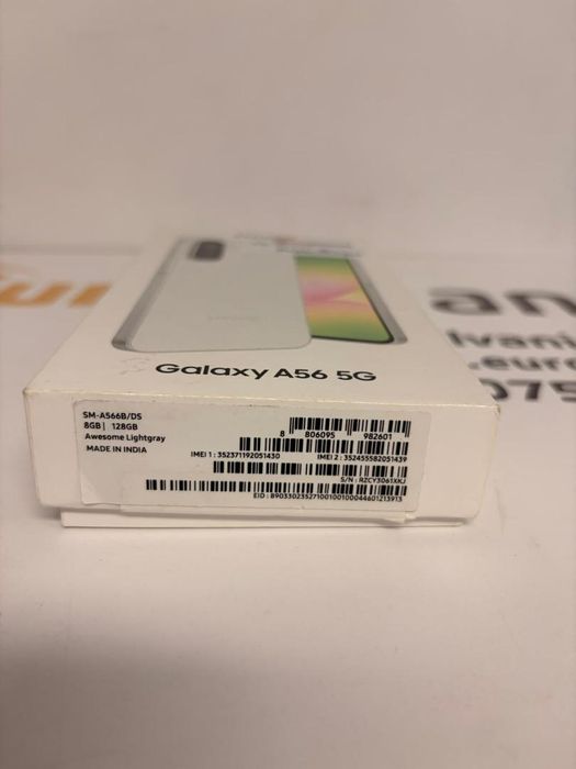 Telefon Samsung Galaxy A56, Dual SIM, 8GB RAM, 128GB, 5G, Awesome -T-