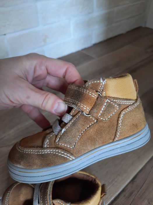 Детски кожени боти Lurchi 23 номер + подарък