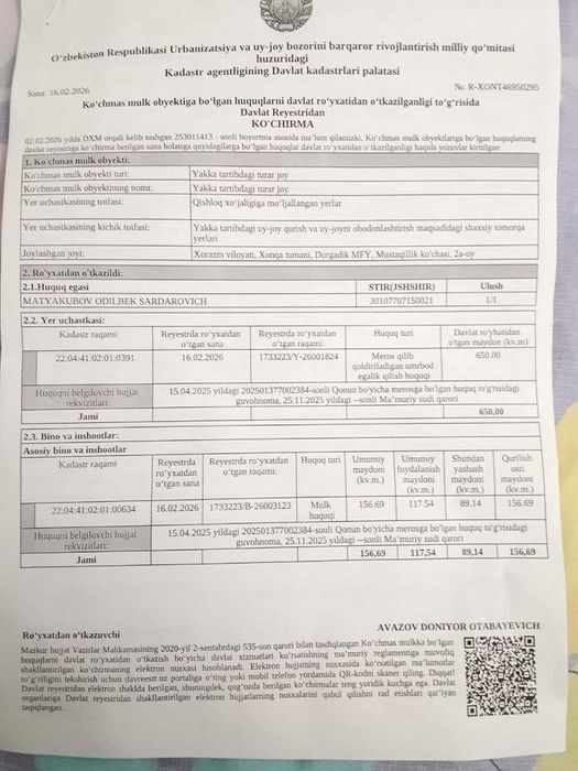 Кучмас мулк \ Хусусий уй \