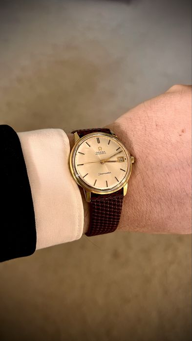 Omega Seamaster aur 18K - Eleganță, Precizie, Investiție și Lux