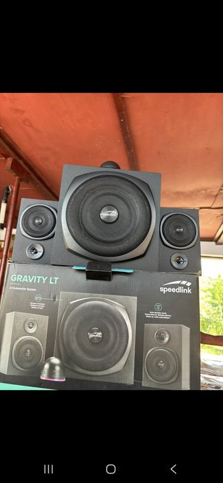 Sistem boxe 3 in 1 cu subwoofer, Grafity LT, nou,   Bluetooth,
